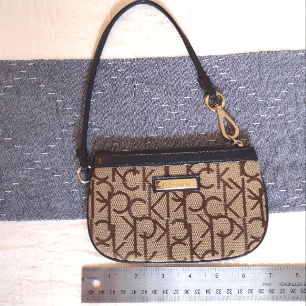 Calvin Klein Brown & Tan Purse/Wallet